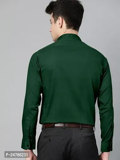 SYSBELLA FASHION Men's Solid Regular fit Formal Shirt with Spread Collar || Shirt for Men|| Men Stylish Shirt || Full Sleeve || Cotton Shirt-thumb3