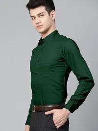 SYSBELLA FASHION Men's Solid Regular fit Formal Shirt with Spread Collar || Shirt for Men|| Men Stylish Shirt || Full Sleeve || Cotton Shirt-thumb3