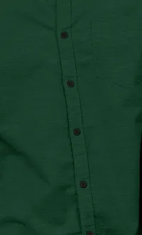 SYSBELLA FASHION Men's Solid Regular fit Casual Shirt with Spread Collar || Shirt for Men|| Men Stylish Shirt || Full Sleeve || Cotton Shirt-thumb4