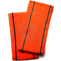 Best Cotton Gamcha Orange Colour combination Pack Of 2-thumb3