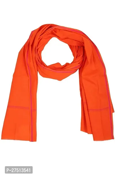 Unique Orange Colour Gamchha Angocha Pack of 1-thumb0