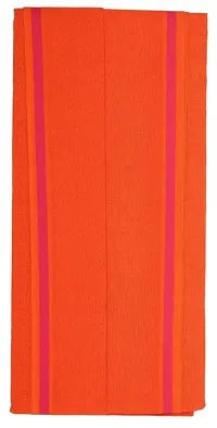 Unique Orange Colour Gamchha Angocha Pack of 1-thumb3