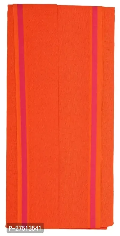 Unique Orange Colour Gamchha Angocha Pack of 1-thumb4