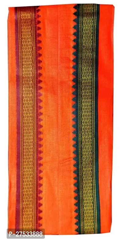 Cartmxx Orange Colour Gamchha Angocha Pack of 1-thumb0