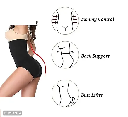 Buy Womens High Waist Shapewear with Anti Rolling Strip Tummy Control Tucker  Waist Slimming Panties Online In India At Discounted Prices