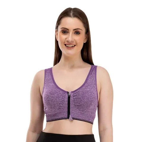 Penance for you Women's Sport Bra with Removable Pads, Non-Wired Bra