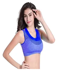 Penance for you Women Yoga Seamless Sports Bra Gym Fitness Bra Round Neck-thumb2