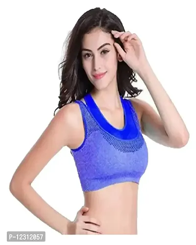 Penance for you Women Yoga Seamless Sports Bra Gym Fitness Bra Round Neck-thumb3