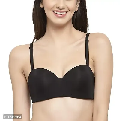 Penance For You Women's Cotton Lightly Padded Underwire T Shirt Bra Black-thumb0
