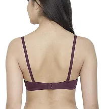 Penance For You Women T-Shirt Lightly Padded Bra (34, Purple)-thumb2