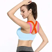 Women?s Padded Full Coverage Quick Dry Padded Shockproof Cross Back Sports Bra with Removable Soft Cups for Gym,Yoga,Running?-32C-Aqua-thumb2