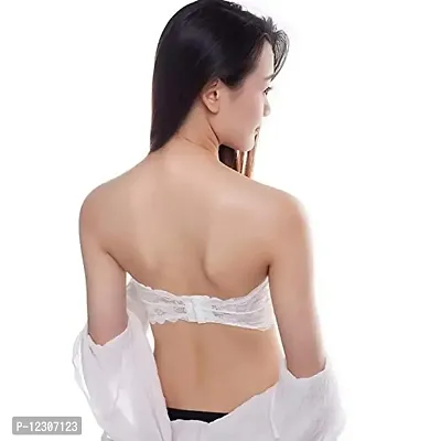 Penance for you Women Net Tube Everyday Bra Colour: 34 White-thumb2