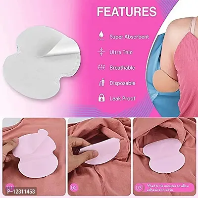 Penance for you Disposable Underarm Perspiration Pad Prolongs Life of Any Garment for Womens/Girls/Mens (50 Piece) White