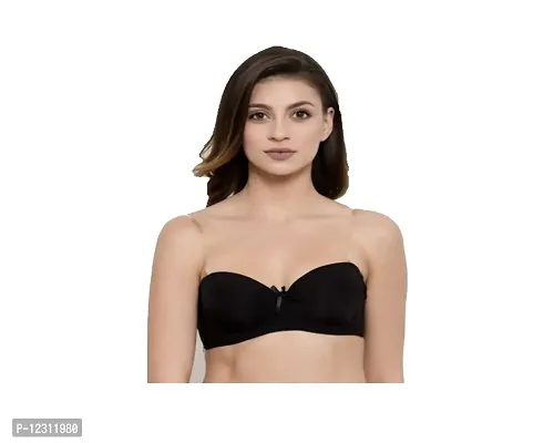 Buy PENANCE FOR YOU Poly Cotton Plain Transparent Womens Backless  Transparent Strap Push Up Padded Bra, Size: 32-36 Online In India At  Discounted Prices