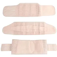 Women's Wrap Corset Post Pregnancy Girdle Slimming Tummy Band Belt for Skin (2XL) Beige-thumb2