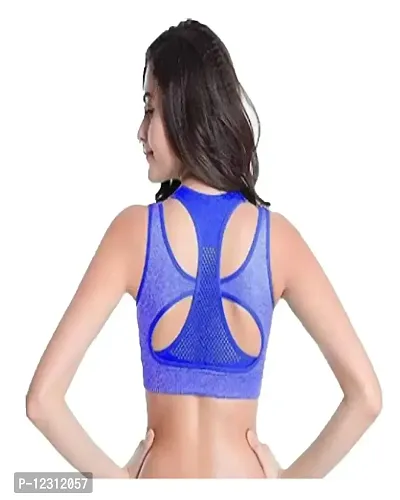 Penance for you Women Yoga Seamless Sports Bra Gym Fitness Bra Round Neck-thumb4