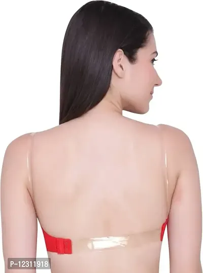 Buy Penance for you Women's Poly Cotton Padded Wired Push-Up Bra Stylish  Backless Transparent Strap Online In India At Discounted Prices