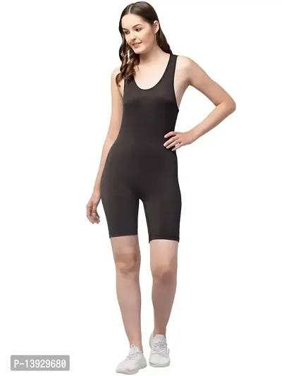 Stylish Max Length One Piece Swim Suit For Women-thumb0