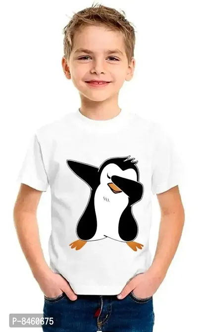 Classic Polyester Printed Tshirt for Kids Boys-thumb0