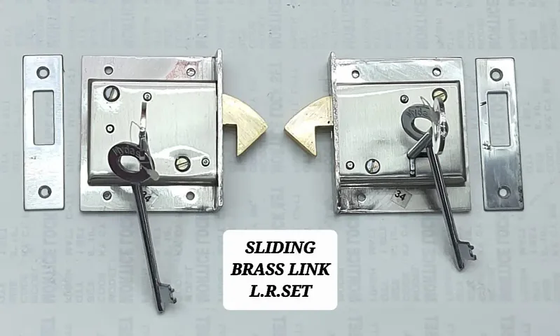 Sliding Brass Link L.R.Set Lock