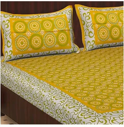 Cotton Printed Queen Size  Double Bedsheets