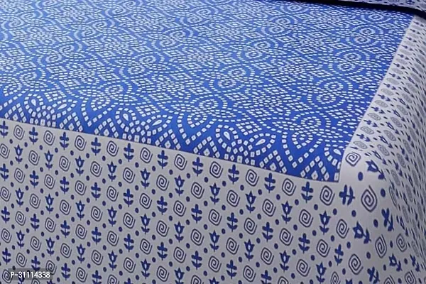 Comfortable Cotton Jaipuri Printed Double Bedsheet with Two Pillow Covers-thumb2