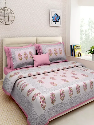 Cotton Printed Double Bedsheets Vol 4