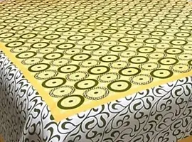 Comfortable Cotton Jaipuri Printed Double Bedsheet with Two Pillow Covers-thumb1