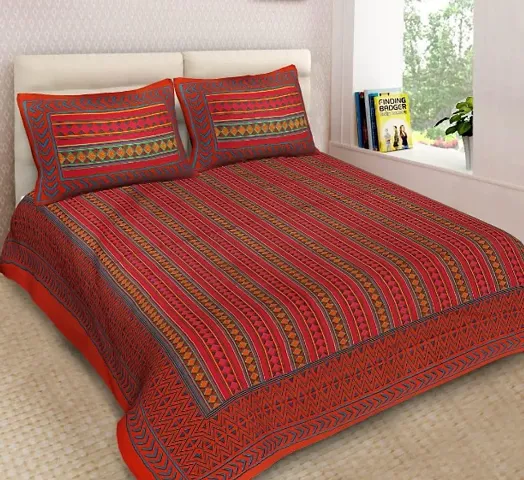 Cotton Printed Double Bedsheets (90*88 Inch) Vol 4