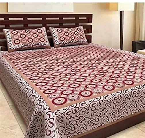 Printed Cotton Double Bedsheets