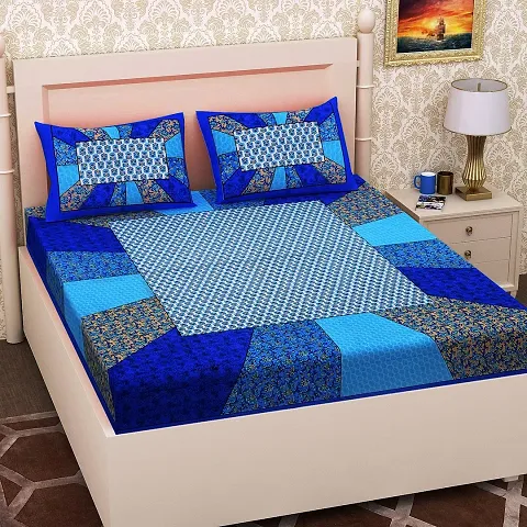 Cotton Queen Size Bedsheets 90*100 Inch Vol 12