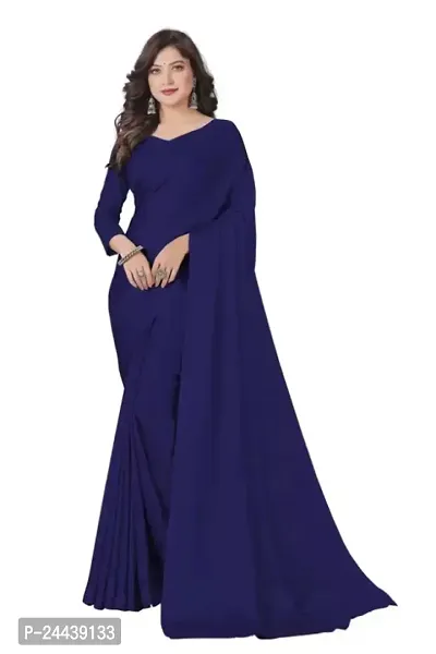 Classic Georgette Saree With Blouse Piece For Women