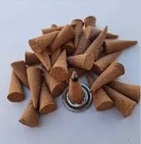 Chandan Incense Cone Natural Colour 90 Conenbsp;-thumb1