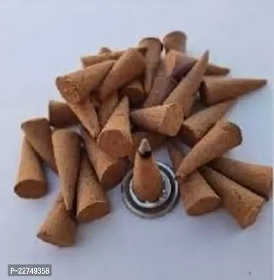 Chandan Incense Cone Natural Colour 90 Conenbsp;-thumb2