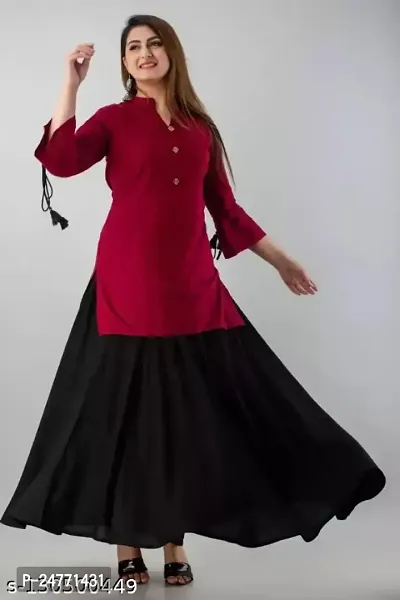 Trendy Kurta Skirt Collection-thumb0