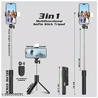 3 in 1 Multifunctional Selfie Stick with Tripod Stand-thumb1