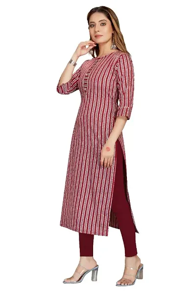 Womens Pure Line Straight Kurti