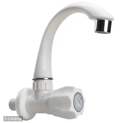 Sink Bib Tap 2 Pieces Long Neck Bib Tap Faucet Bib Tap Faucet - Wall Mount Installation Type-thumb0