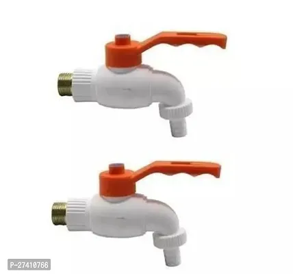 Pvc Heavy Garden Tap - White -Pack Of 2