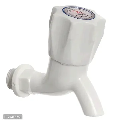 Plastic Tap/Bibbock - Upvc Material Standard Size 1/2inch - 15mm - For Hot And Cold Water-thumb0