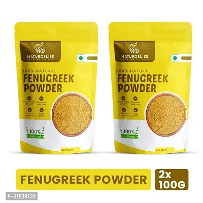 NaturoBliss 100% Natural Fenugreek Methi Powder for Hair care 100G (Pack of 2)