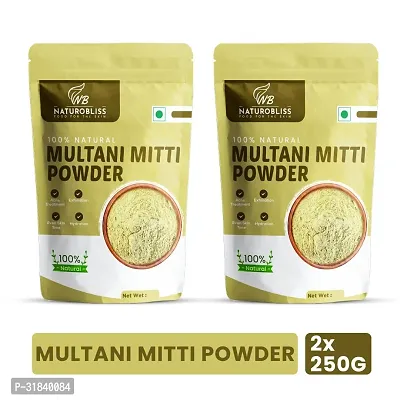 NaturoBliss 100% Natural Multani Mitti Powder for Face Care 250G (Pack of 2)-thumb0