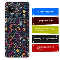 Oppo Reno 10 5G Back Cover Designer Printed Soft Case-thumb2