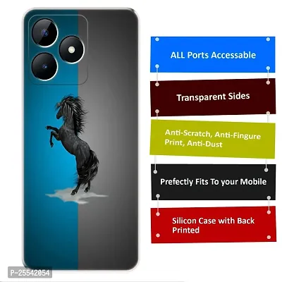 Realme C51 Back Cover Designer Printed Soft Case-thumb3