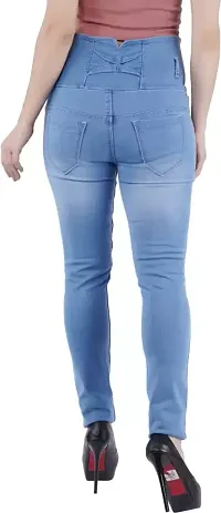 Classic Solid Jeans for Women-thumb1