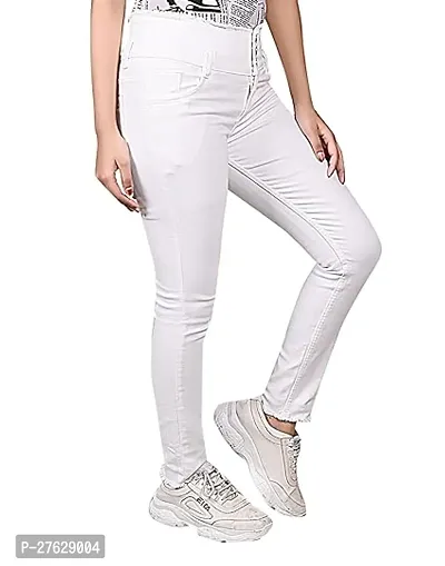 Classic Solid Jeans for Women-thumb0