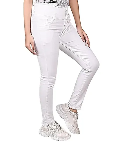 Classic Solid Jeans for Women