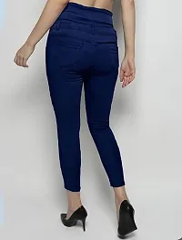 Classic Solid Jeans for Women-thumb1