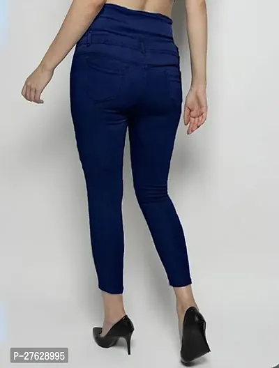 Classic Solid Jeans for Women-thumb2