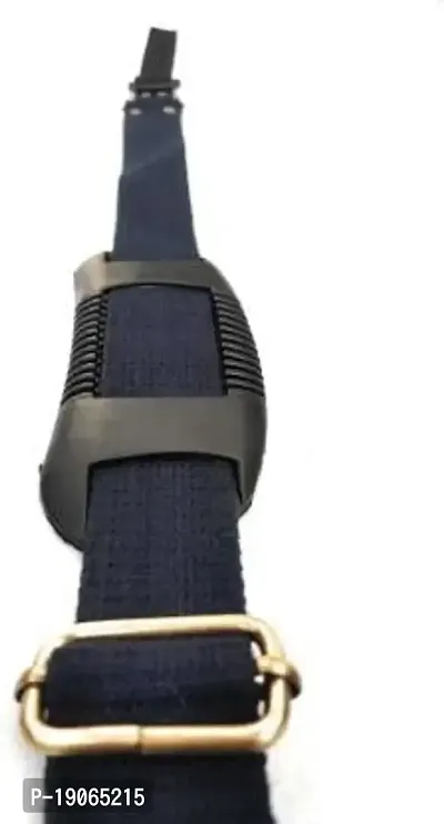 START NOW Gun Belt, Hand-Made, Made up of Cotton, a Buckle Used for Easy Attachment and a Fully Rubberized Gripper for a Perfect Grip Self locking clips Strap??(Vintage Blue)-thumb3